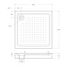 Акриловый поддон BelBagno TRAY-BB-A-100-15-W
