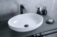 Раковина Gid D1469 51196 накладная белая 50x36x14.5