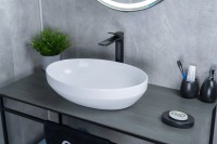 Раковина Gid D1469 51196 накладная белая 50x36x14.5