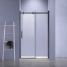 Душевая дверь Como-N VDS-4CN130CLB, 1300, черный, стекло прозрачное