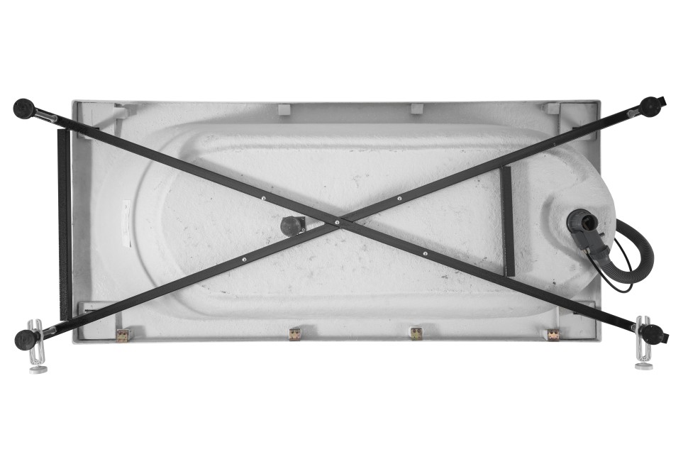 Акриловая ванна с каркасом Uperwood Next 175x80 см, белая