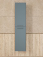 Шкаф-пенал для ванной Uperwood Foster NEW 36х30х160 см, серый графит