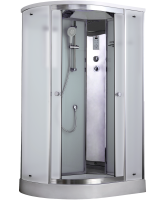 Timo Comfort T-8802R Fabric Glass душевая кабина 120*85*220+турецкая баня хамам+стульчик прозрачный
