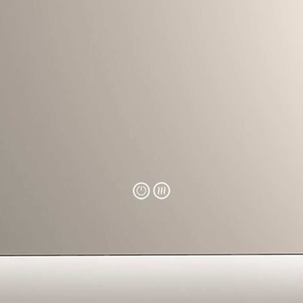 Зеркало LED VLM-3BE1007-2 1000х700 c сенсорным выключателем и диммером, антизапотевание