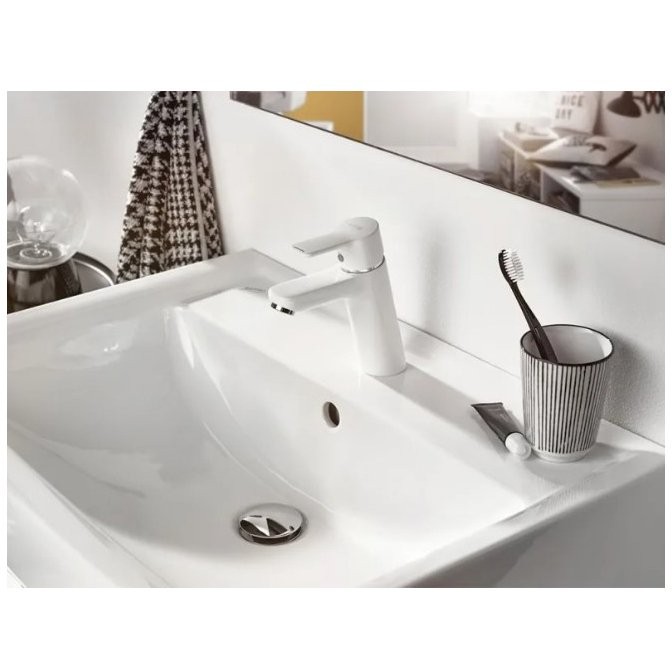 Смеситель для раковины Kludi Pure&Easy белый/хром 372929165