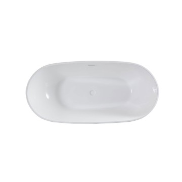 Ванна акриловая Vincea VBT-408-1700 1700*815*580, цвет белый, щелевой перелив