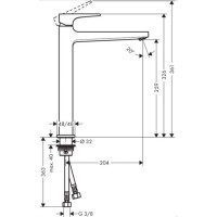 Смеситель для раковины Hansgrohe Metropol (74512000) хром