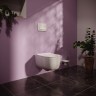 Инсталляция BERGES для скрытого монтажа унитаза NOVUM кнопка S4 Soft Touch белая