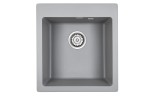Мойка KANTE 45, IT-GRANIT, PM104651-GRM, серый металлик, 460х510 мм, Paulmark