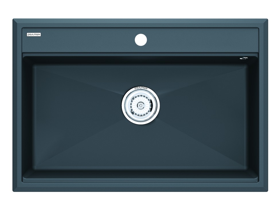 Мойка STEPIA 80, IT-GRANIT, PM117551-AN, антрацит, 750х510, Paulmark