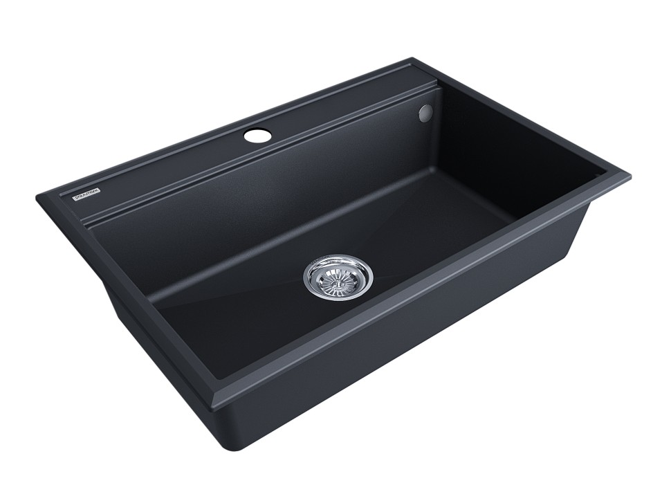 Мойка STEPIA 80, IT-GRANIT, PM117551-AN, антрацит, 750х510, Paulmark