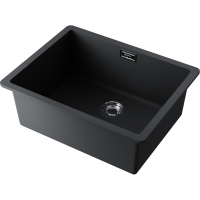 Кухонная мойка Omoikiri Kata 54-U-BL Artgranit/черный