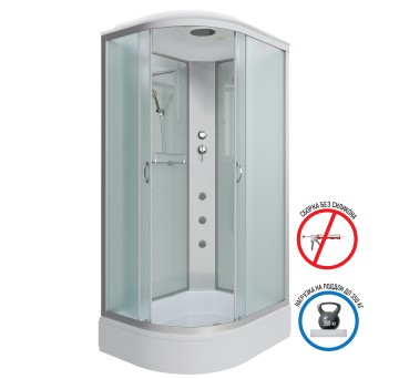 Душевая кабина Niagara Classic NG-33194-14RG (110х90х215) средний поддон(26см),стекло матовое,4 места