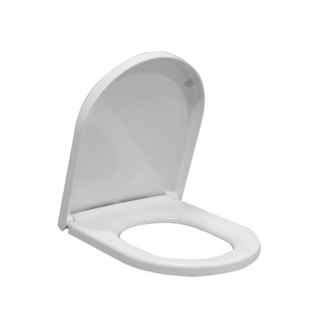Сиденье с крышкой для унитазов GSI PURA MS86CN11 с Soft Close, белое глянцевое