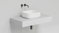 Раковина накладная ORIENTE BOWL  в цвете по RAL 450х405х140 S-Sense Матовое