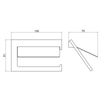 Бумагодержатель Timo Petruma 15242/03 черный