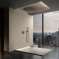 Душевая система встроенная с термостатом Timo Saona SX-2370/18SM черное золото