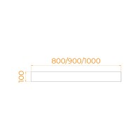 Экран для поддона RGW N (Боковой) (1000)