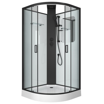 Душевая кабина Grossman Elegans GR251 (90х90х217) дверь раздвижная,5 мест