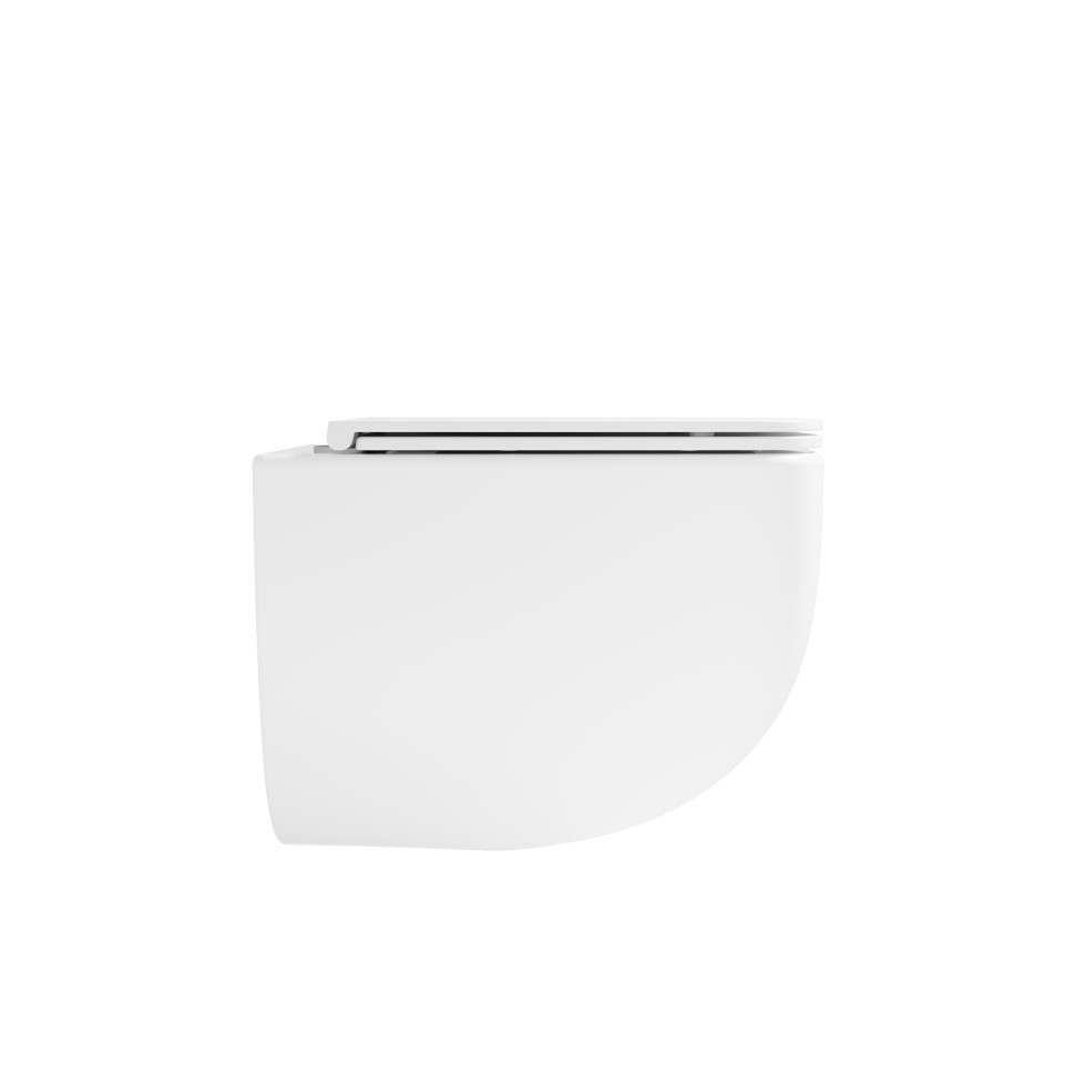 Унитаз подвесной Эра (Era) VT1-58TFS Торнадо, цвет белый, ультратонкое микролифт сиденье