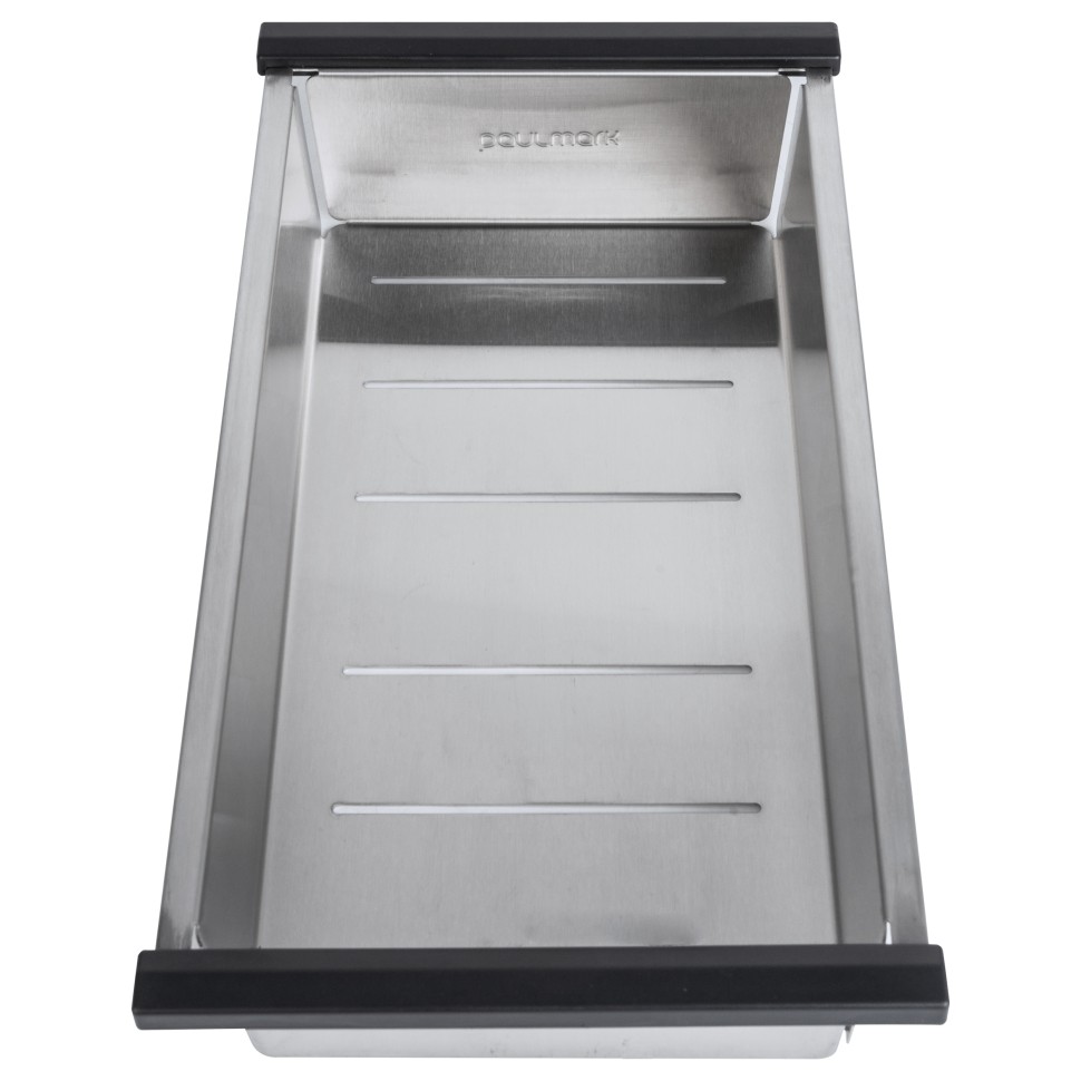 Мойка LUMI-MULTI SINK 55 UNI, IT-GRANIT, LU-MULTI 55-GRM, серый металлик, 550х450, Paulmark