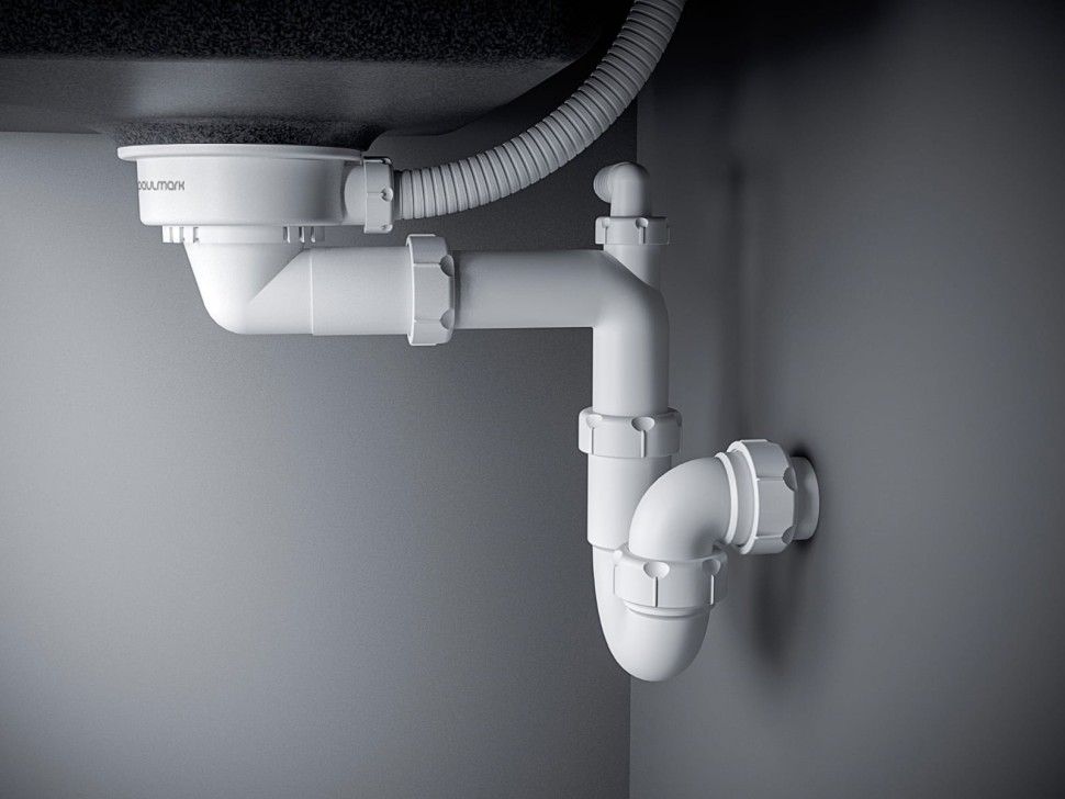 Мойка LUMI-MULTI SINK 55 UNI, IT-GRANIT, LU-MULTI 55-GRM, серый металлик, 550х450, Paulmark