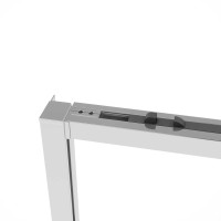 Душевая дверь Slim Soft VDS-1SS120CL, 1200, хром, стекло прозрачное