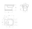 Биде подвесное BelBagno BOHEME BB115BH