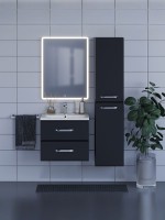 Зеркало для ванной с подсветкой Uperwood Foster 60х80 см, прямоугольное, сенсор/антизапотевание