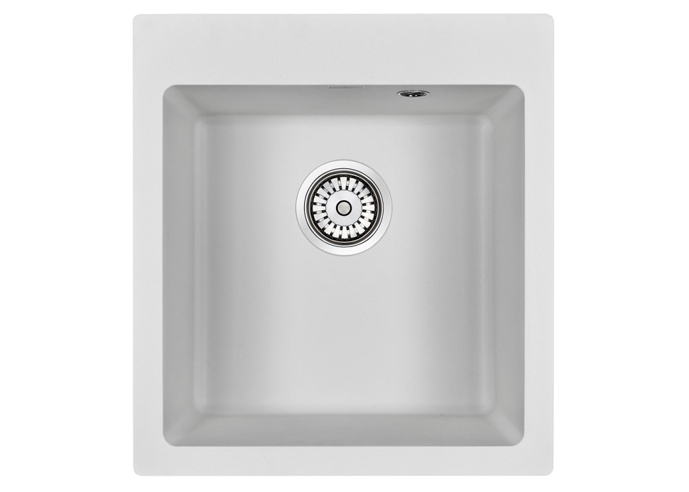 Мойка KANTE 45, IT-GRANIT, PM104651-WH, белый, 460х510 мм, Paulmark