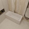 Ванна из искусственного камня SOLITA slim matt, 1700х800, белый, матовый