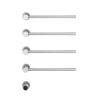 Полотенцесушитель электрический Vincea VTD-2H1BN, брашированный никель, таймер