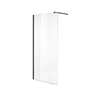 Душевая перегородка Niagara Nova NG-683-70ВLACK (70х195) черный,стекло прозрачное,1 место