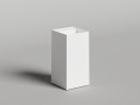 Раковина напольная ARMONIA SQUARE TOP 01  без отверстия под смеситель   покраска по RAL полностью 450х450х900 S-Sense Глянцевое