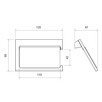 Бумагодержатель Timo Petruma 15242/13 никель