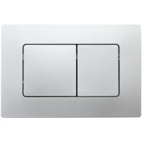 Кнопка смыва Veconi FLUSH V8, хром матовый