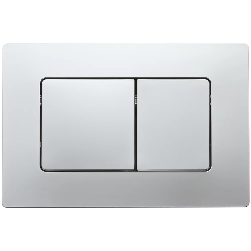 Кнопка смыва Veconi FLUSH V8, хром матовый
