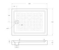Акриловый поддон BelBagno TRAY-BB-AH-120/90-15-W