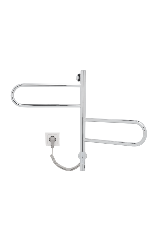 Полотенцесушитель электрический Vincea VTD-1R1CE 44x60, хром, таймер