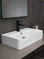 Раковина Gid N1344 51226 накладная белая 61x35.5x14