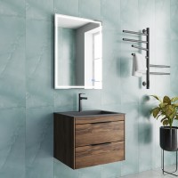 База под раковину Vincea  Chiara 2D 600 подвесная, 2 выкатных ящика soft-close, C.Oak