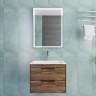База под раковину Vincea  Chiara 2D 600 подвесная, 2 выкатных ящика soft-close, C.Oak