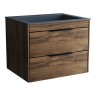 База под раковину Vincea  Chiara 2D 600 подвесная, 2 выкатных ящика soft-close, C.Oak