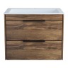 База под раковину Vincea  Chiara 2D 600 подвесная, 2 выкатных ящика soft-close, C.Oak