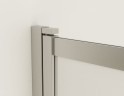 Душевая шторка на ванну VSB-1E100CGB, 1000*1450, матовый черный, стекло тонированное