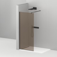 Душевая перегородка CEZARES LIBERTA-L-1-100-BR-NERO