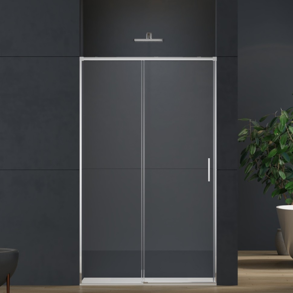 Душевая дверь Soft 2 VDS-3SO2140CL, 1400, хром, стекло прозрачное