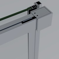 Душевая дверь Soft 2 VDS-3SO2140CL, 1400, хром, стекло прозрачное