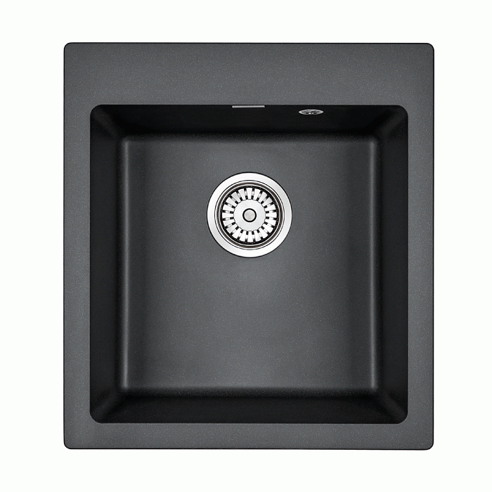 Мойка KANTE 45, IT-GRANIT, PM104651-AN, антрацит, 460х510 мм, Paulmark
