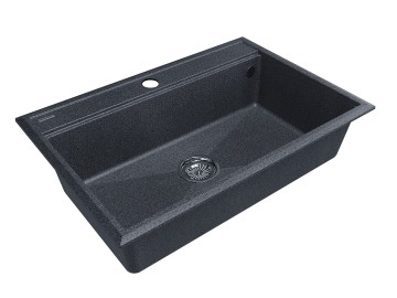 Мойка STEPIA 80, IT-GRANIT, PM117551-DG, графит, 750х510, Paulmark
